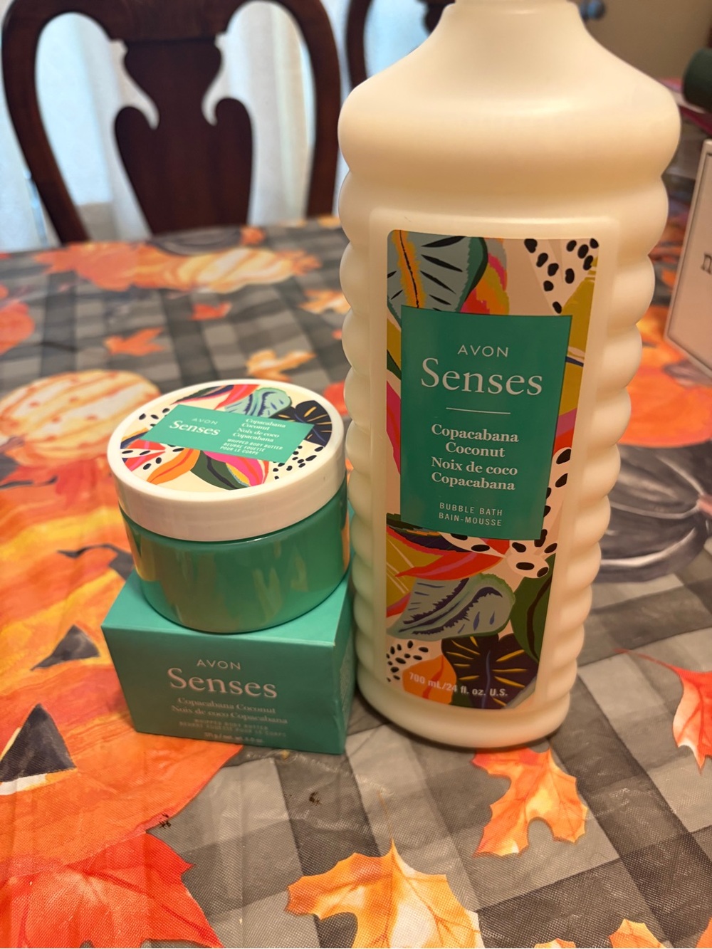 Avon Bubble Bath Coconut  24 Oz & Body Butter 16 Oz NIB